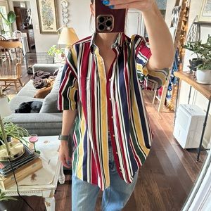 039: Vintage oversized Tommy Hilfiger button down men’s shirt